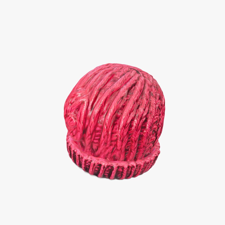 Vibrant Knit Beanie model pack
